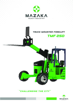Carretillas elevadoras auxiliares diesel MAZAKA TMF 25D 