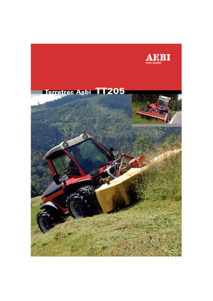 Tractores de uso municipal Aebi TT 205