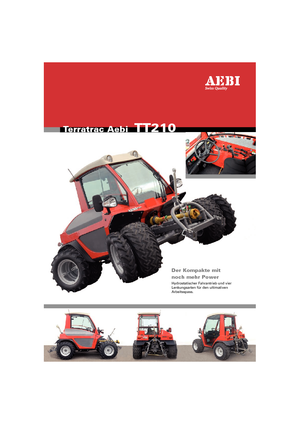 Tractores de uso municipal Aebi TT 210
