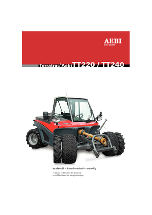 Tractores de uso municipal Aebi TT 240