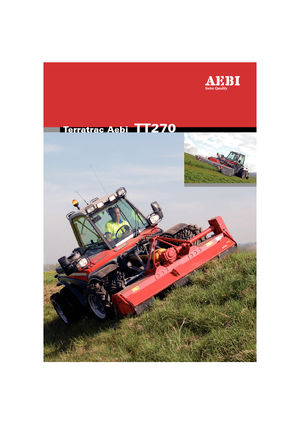 Tractores de uso municipal Aebi TT 270