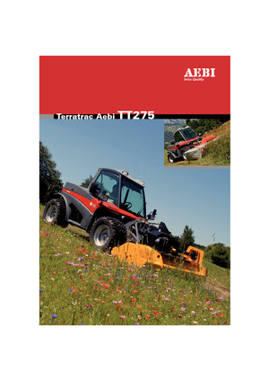 Tractores de uso municipal Aebi TT 275