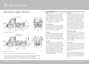Tractores de uso municipal Unimog U 300