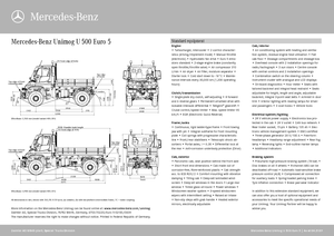Tractores de uso municipal Unimog U 500