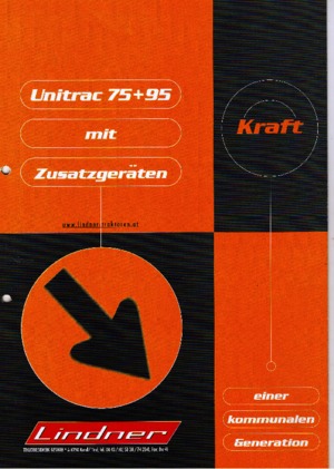 Tractores de uso municipal Lindner Unitrac 75