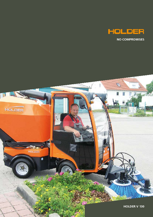 Tractores de uso municipal Holder V 130