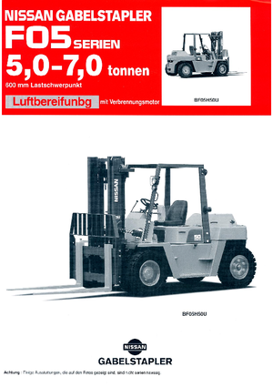 Carretillas elevadoras diesel Nissan VF 05 H 70 U