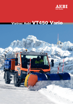 Tractores de uso municipal Aebi VT 450