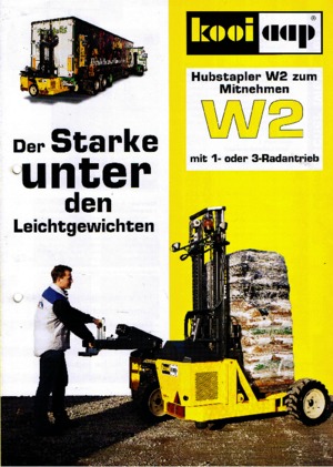 Carretillas elevadoras auxiliares diesel Kooi-Aap W 2-3 V