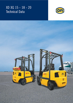 Carretillas elevadoras diesel OM XD 18