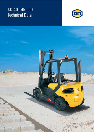 Carretillas elevadoras diesel OM XD 40