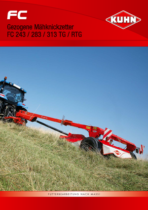 Segadoras remolcables discos con acondirionadores Kuhn FC 313 RTG