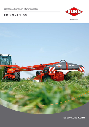 Segadoras remolcables discos con acondirionadores Kuhn FC 303 GL