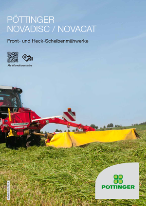 Cortadoras frontales - discos con condicionadores Pöttinger NovaCat 351 Alpha Motion ED