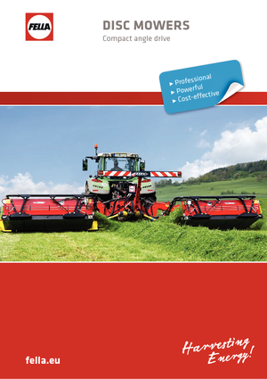 Segadoras remolcables discos con acondirionadores Fella SM 3575 TRANS-RC