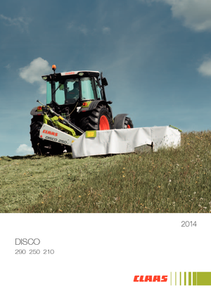 Segadoras traseras - disco sin acondicionadores Claas Disco 210