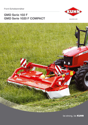 cortadoras frontales, discos sin acondirionadores Kuhn GMD 702 F