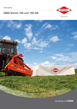Segadoras traseras - disco sin acondicionadores Kuhn GMD 700 GII