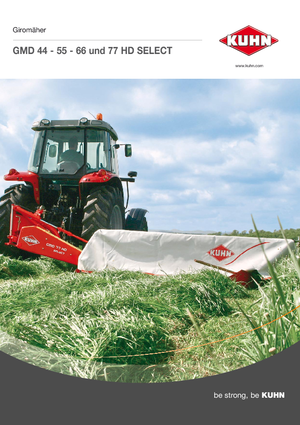 Segadoras traseras - disco sin acondicionadores Kuhn GMD 55 Select