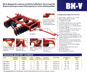 Gradas de disco -gancho Brix BK 320 V