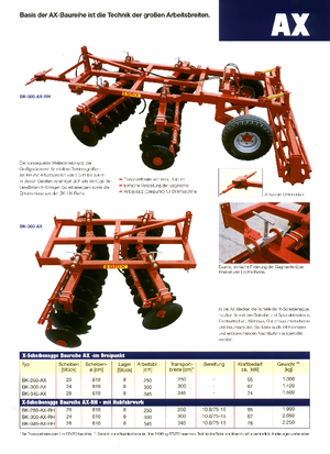 Gradas de disco -gancho Brix BK 345 AX