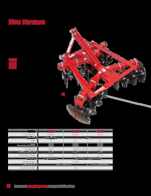 Gradas de disco -gancho Massey Ferguson DHS48