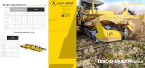 Gradas de disco -gancho Agrisem Disc-O-Mulch R 6.00