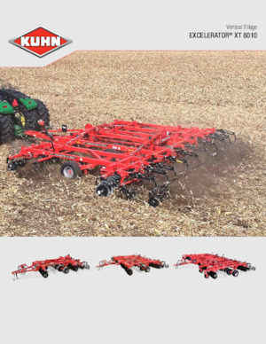 Gradas de disco -gancho Kuhn Excelerator 8010-25