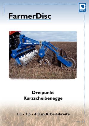 Gradas de disco -gancho DAL-BO FarmerDisc 400