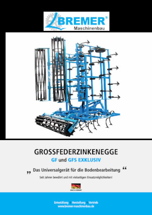 Gradas de disco -gancho Bremer GFS 12
