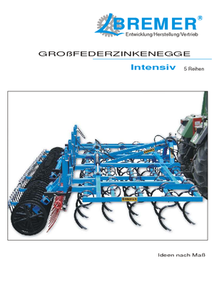 Gradas de disco -gancho Bremer GFSI 7 S