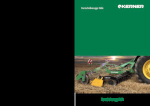 Gradas de disco -gancho Kerner Helix H 550