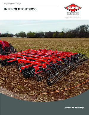 Gradas de disco -gancho Kuhn Interceptor 8050-25