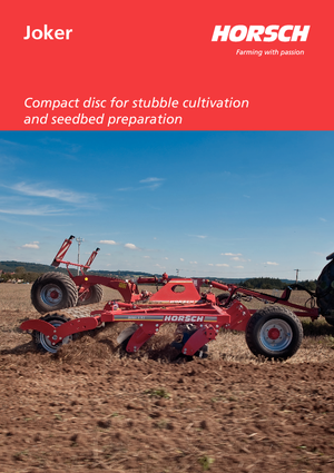 Gradas de disco -gancho Horsch Joker 10 RT