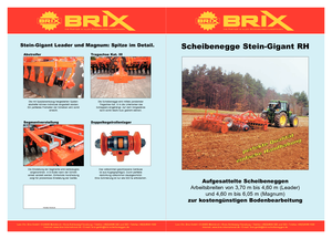 Gradas de disco -gancho Brix Leader 415