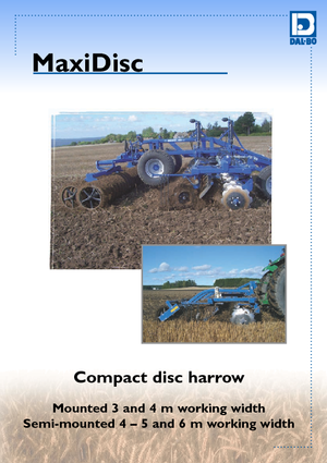 Gradas de disco -gancho DAL-BO MaxiDisc 400