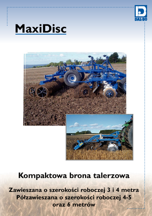 Gradas de disco -gancho DAL-BO MaxiDisc 400