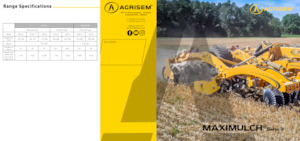 Gradas de disco -gancho Agrisem Maximulch 4.00 Serie 3