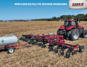 Esparcidor de fertilizante Case IH Nutri-placer 930 14.5
