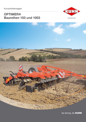 Gradas de disco -gancho Kuhn Optimer 7503