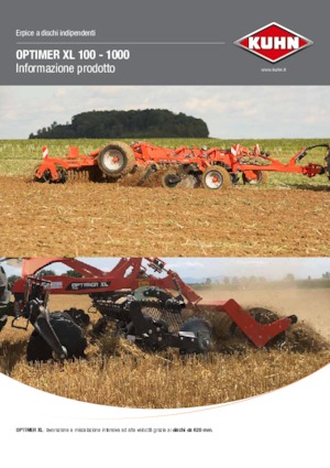 Gradas de disco -gancho Kuhn Optimer XL 400