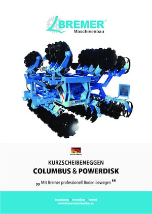 Gradas de disco -gancho Bremer Powerdisk 381