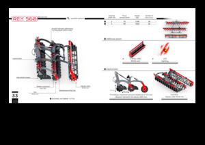 Gradas de disco -gancho Expom® Rex 560