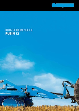 Gradas de disco -gancho Lemken Rubin 12/500 KUA