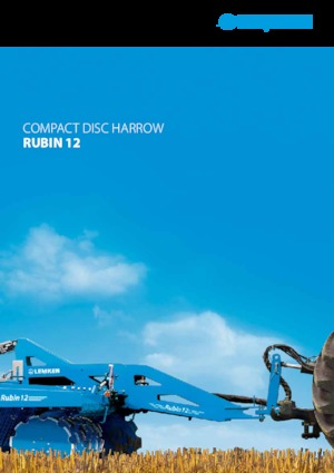 Gradas de disco -gancho Lemken Rubin 12/500 KUA