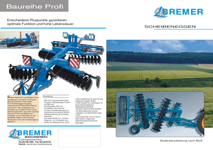 Gradas de disco -gancho Bremer SE 250