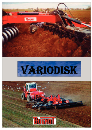 Gradas de disco -gancho Bugnot Variodisk 260-56