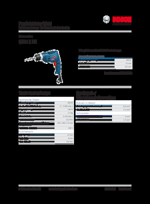 Taladros y destornilladores Bosch GBM 6 RE
