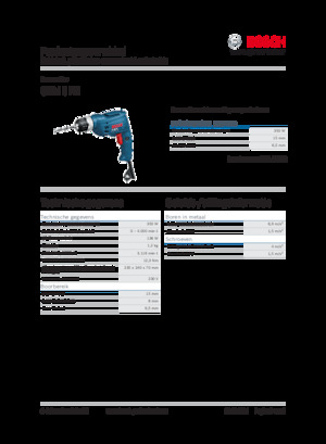 Taladros y destornilladores Bosch GBM 6 RE