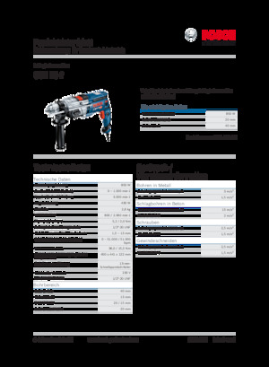 Taladros y destornilladores Bosch GSB 20-2